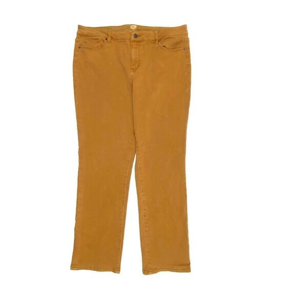 dressbarn Denim - Dressbarn Straight Leg‎ Women's size 16 Beige Tan Denim Jeans